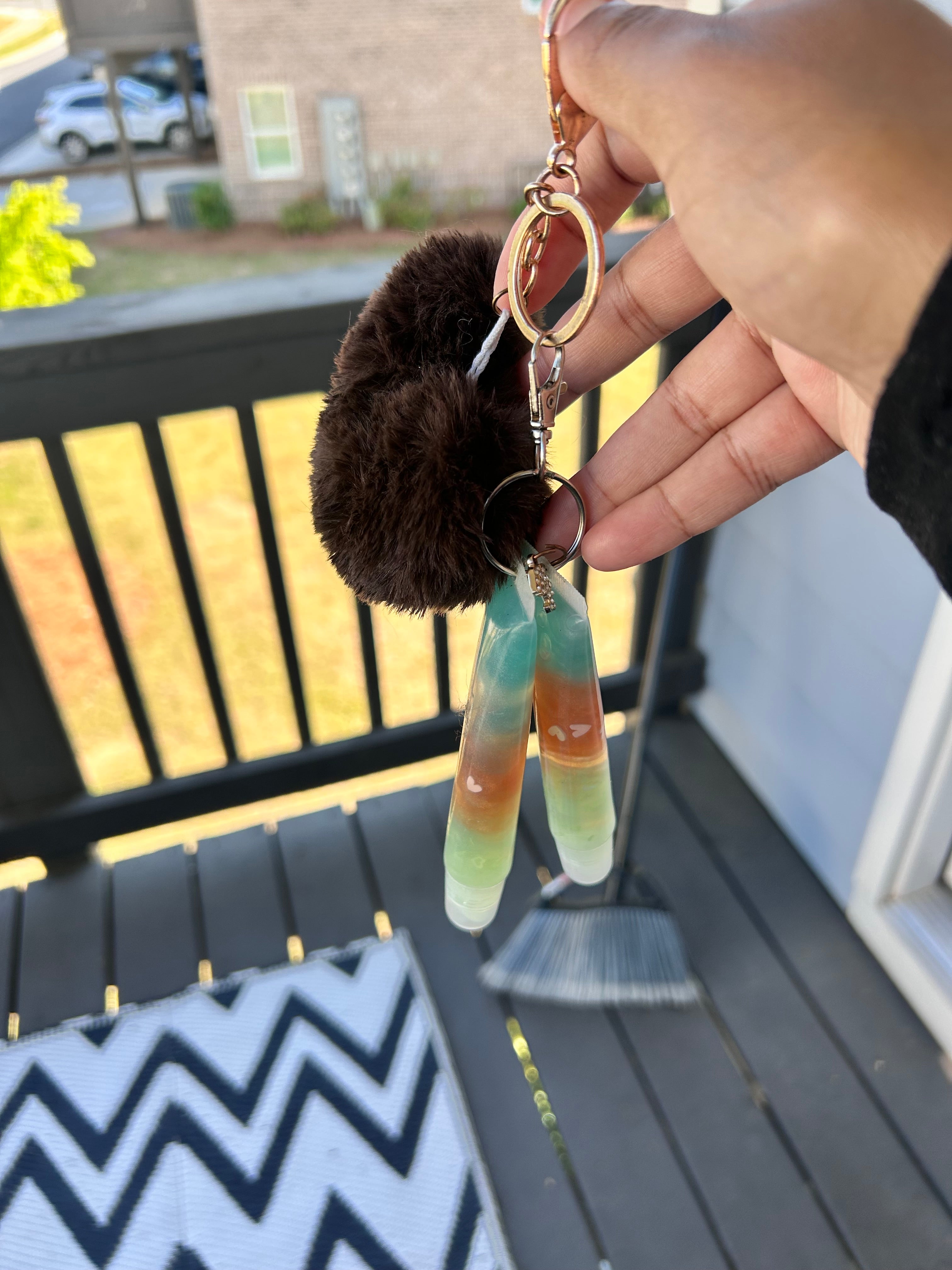 Earthy Lip gloss Keychain 🌱🤎